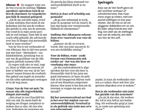 Afscheidsinterview: Anjo ergert zich niet