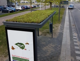 Motie aangenomen: Groene daken bushokjes