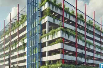 Van betonnen blokkendoos naar groene blikvanger; vergroening parkeergarages