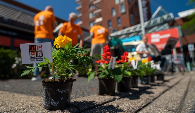 Bezuiniging bloemen in de binnenstad?