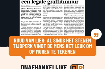 Legale streetartmuren in Alkmaar